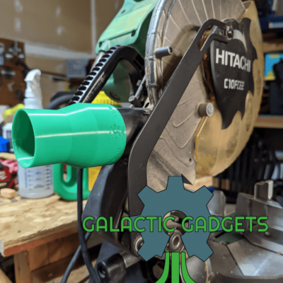 Vacuum Adapter for Hitachi-Metabo-HPT Miter and Chop Saws
