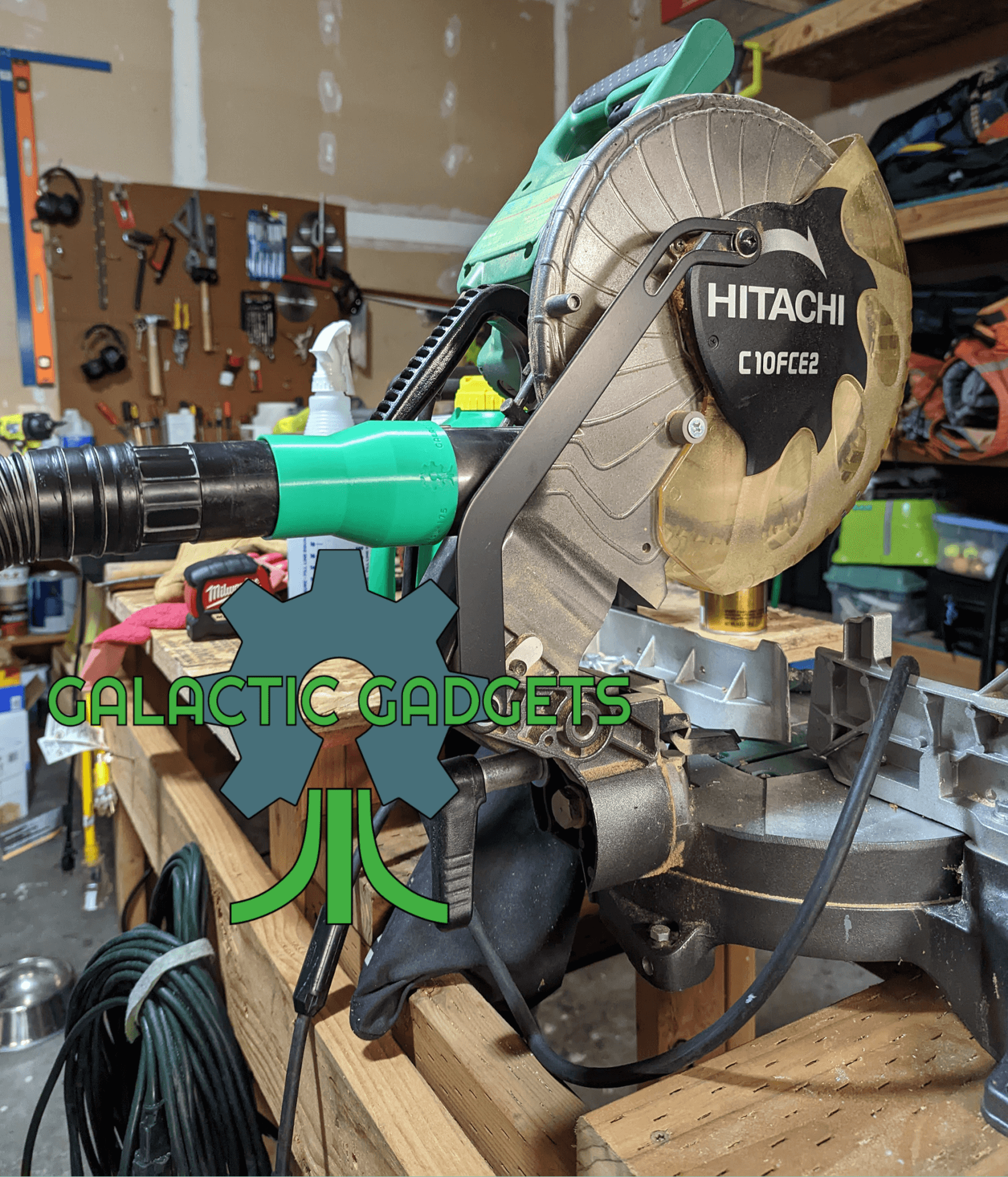 Vacuum Adapter for Hitachi-Metabo-HPT Miter and Chop Saws - Image 2