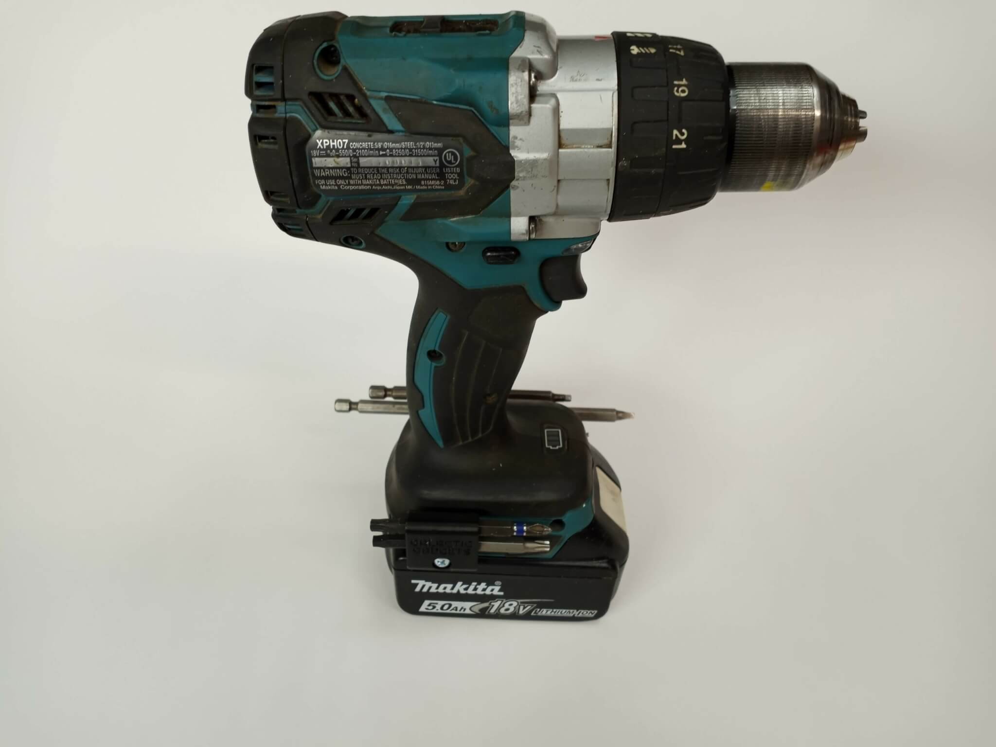 Heavy Duty 2 Slot Magnetic Bit Holder for Makita 18V Drills, Impact Drivers - Image 2