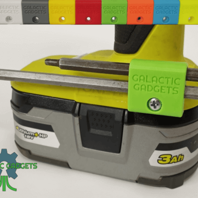 Heavy Duty 2 Slot Magnetic Bit Holder for Ryobi ONE+ 18V Drills, Impact Drivers