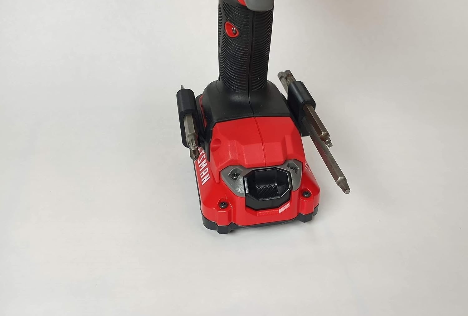 Side Mount MAGNETIC Bit Holder for Dewalt 20V or Craftsman V20 Drill or Driver - 2 Slot Pass Thru (Yellow) - Galactic Gadgets - Image 26