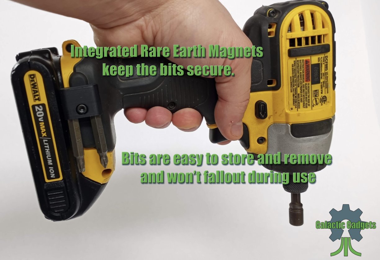 Magnetic Bit Holders - DeWALT 20V Max Drills, Drivers, Impact(2-PACK) - 100% USA - Image 9